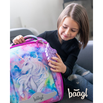 BAAGL SET 3 Shelly Jednorožec: aktovka, penál a sáček