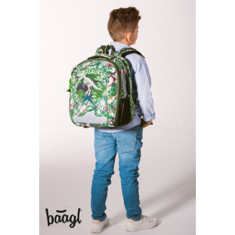 BAAGL SET 3 Shelly Dinosaurus: aktovka, penál a sáček