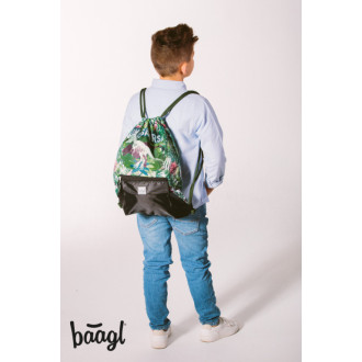 BAAGL SET 3 Shelly Dinosaurus: aktovka, penál a sáček