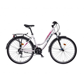 Mayo XR Fit Trek Low Dámské trekové kolo 2025 bílo-růžové