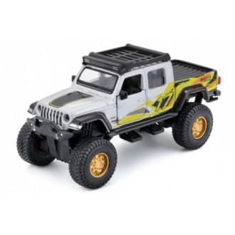 Maisto Jeep Gladiator 4x4 Rebels, stříbrný