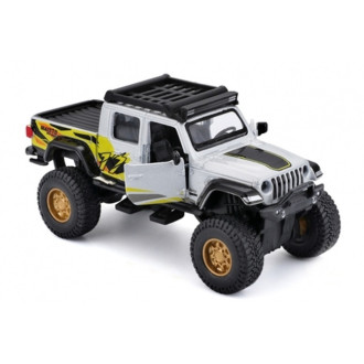 Maisto Jeep Gladiator 4x4 Rebels, stříbrný