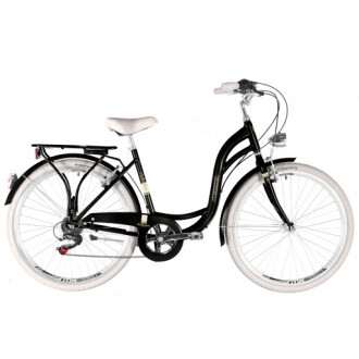 Kenzel Retro kolo Bellissima Royal 6spd 26" 2026 černo-béžové