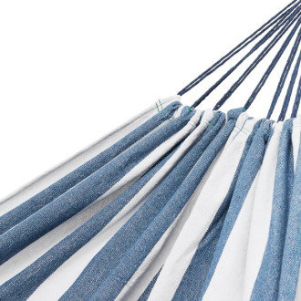 Nils Camp NC9003 Houpací síť, Modro-bílá 200x120 cm