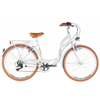 Kenzel Retro kolo Bellissima Royal 6spd 28" 2026 bílo-hnědé