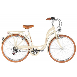 Kenzel Retro kolo Bellissima Royal 6spd 28" 2026 béžovo-hnědé