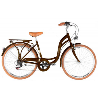 Kenzel Retro kolo Bellissima Royal 6spd 28" 2026 hnědo-béžové