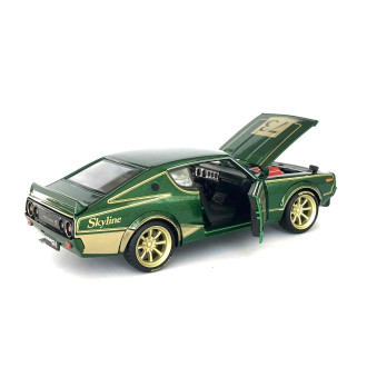 Maisto Nissan Skyline 2000GT-R (KPGC 110) 1973, zelený 1:24
