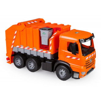 Lena Popelářské auto Mercedes Actros, oranžové 72 cm