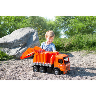 Lena Popelářské auto Mercedes Actros, oranžové 72 cm