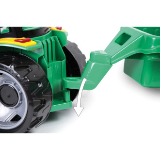 Lena Traktor s přívěsem zelený