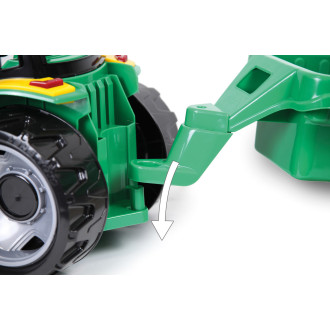 Lena Traktor se lžící a přívěsem, zelený