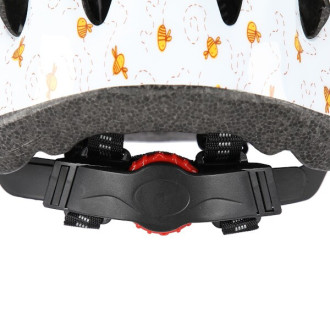 Nils MTV65 Dětská cyklistická přilba, Bílá, vel.S (48-52 cm)