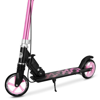 Spokey VACAY Pro Koloběžka s ruční brzdou, kolečka 145 mm, růžová