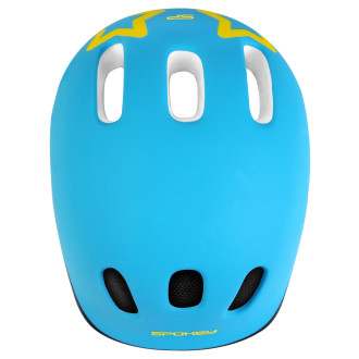 Spokey Stars Dětská cyklistická přilba 52-56 cm, modrá