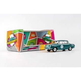 Abrex Škoda 1100MBX (1969) Tyrkysová, Narozeninové Embéixo 1:43