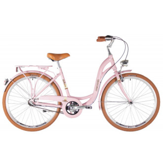 Kenzel Retro jízdní kolo Bellissima Classic 3spd 26" 2026 hellrose-hnědé