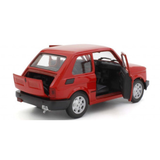 Welly Fiat 126 Červený tmavý 1:21