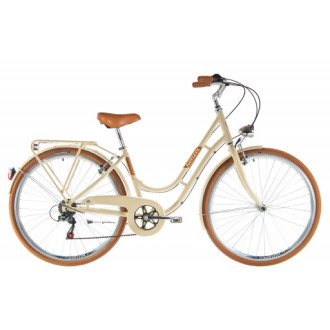 Jízdní kolo Kenzel Nostalgic Royal 6spd 28" 2026 béžovo-hnědé