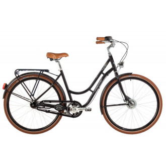 Jízdní kolo Kenzel Nostalgic Deluxe 3spd 28" 2026 černo-bílé