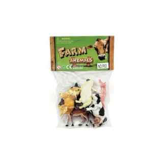 Zvířátka domácí farma 6ks, 17x27x5 cm