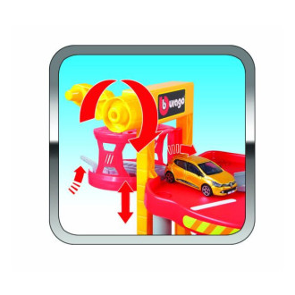 Bburago Parking Playset garáž a 2 auta