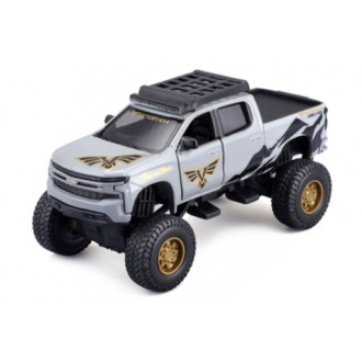 Maisto Chevrolet Silverado Z71 (2019) 4x4 Rebels, šedé
