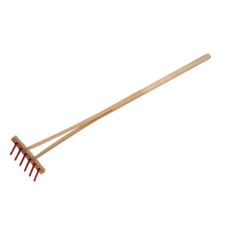 Hrábě s dřevěnou rukojetí 90 cm