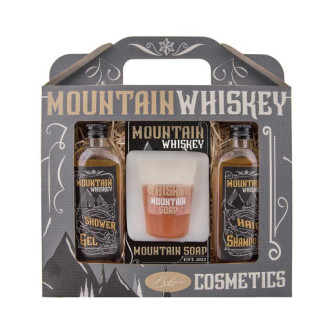 Kosmetická sada Whiskey Mountain SPA, Sprchový gel 100ml, mýdlo 70g a šampon 100ml