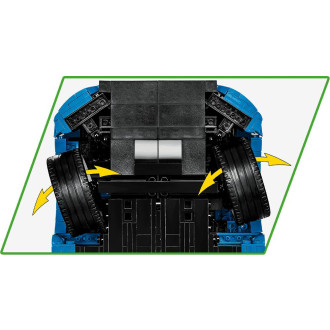 COBI 24343 Škoda Ostavia RS, 1:12, 2405 kostek