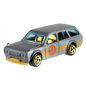 Hot Wheels Satin nad Chrome ´71 DATSUN 510 WAGON 1:64