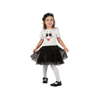 Dětský kostým na karneval Duch Little Girl, 92-104 cm