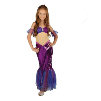 Dětský kostým na karneval Mořská Panna, 130-140cm