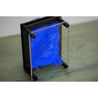 3D Obrazce, Pin art, Modré