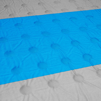 Spokey Air Mat Samonafukovací karimatka, 185x55x3 cm, R-Value 3, šedo-modrá