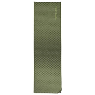Spokey AIR PAD Samonafukovací karimatka, 180x50x2,5 cm, R-Value 3, khaki