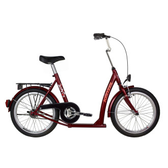 Městské kolo Kenzel Sit n’go Ceremony 1spd 20" bordové