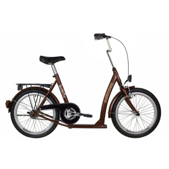 Jízdní lolo s nízkým rámem Kenzel Sit n’go Ceremony 1spd 20" hnědé