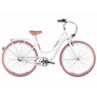 Jizdní kolo Kenzel Nostalgic Classic 3spd 28" 2026 bílo-hnědé