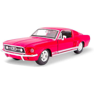 Maisto Ford Mustang GT (1967) červený 1:24