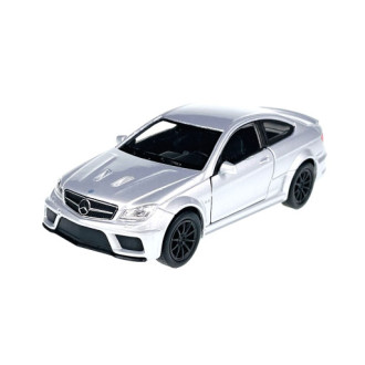 Welly Mercedes Benz C63 AMG Coupe, stříbrný 1:34-39