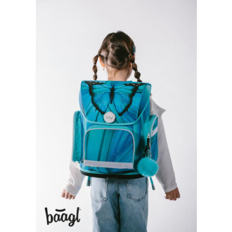 BAAGL SET 3 Ergo Buterfly: aktovka, penál, sáček