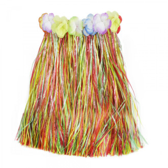 Sukně Hawaii dospělácká, barevná - 72cm