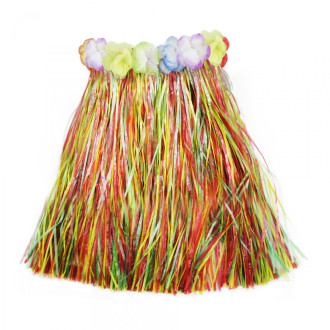 Dětská sukně Hawaii barevná, 45cm