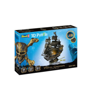 3D Puzzle Revell 00155 - Black Pearl (LED Edition)