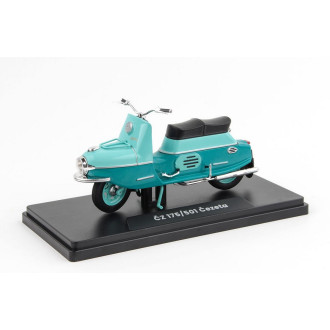 ČZ 175/501 (1958) Tyrkysová Tmavá/Tyrkysová 1:18