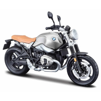 Maisto Motocykl, BMW R ninet Scrambler, Stříbrná 1:12