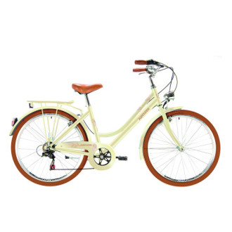 Kenzel Retro kolo Missy Royal 6spd 26" 2026 béžovo-hnědé