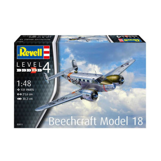 Revell Plastic ModelKit letadlo 03811 - Beechcraft Model 18 (1:48)