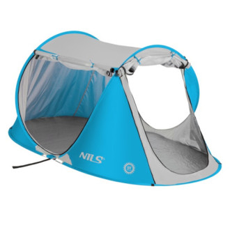 Samorozkládac plážový stan NILS Camp NC3043 modrý